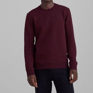 Club Monaco Signature Crew Sweatshirt Wine Size XL Men’s Elevated Casual. G59